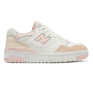 New Balance 550 Women's Leather White/Pink Sneakers